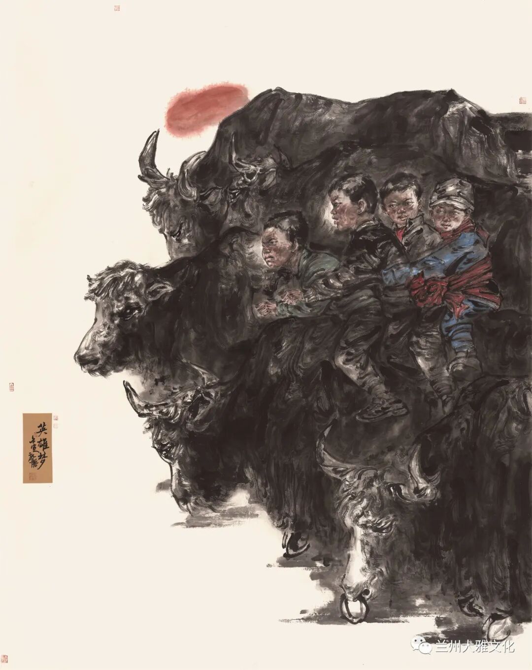 看展大美陇原首届甘肃青年优秀美术作品晋京展二