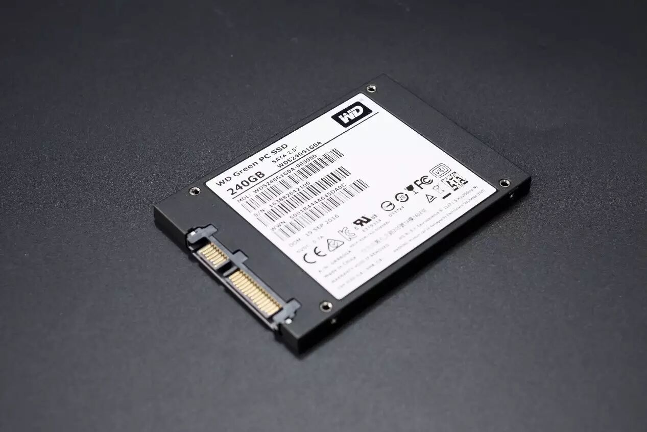 西数消费级固态硬盘产物 green ssd 240g绿盘评测