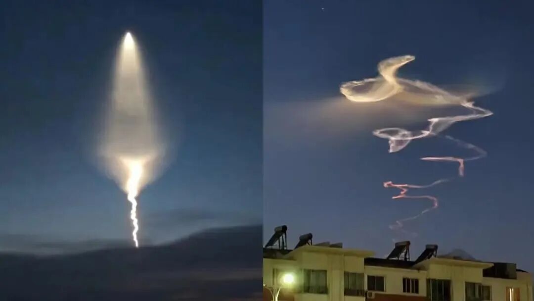 美上空现黑色UFO 呈三角形边缘发光