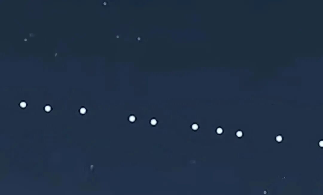 银川夜空现