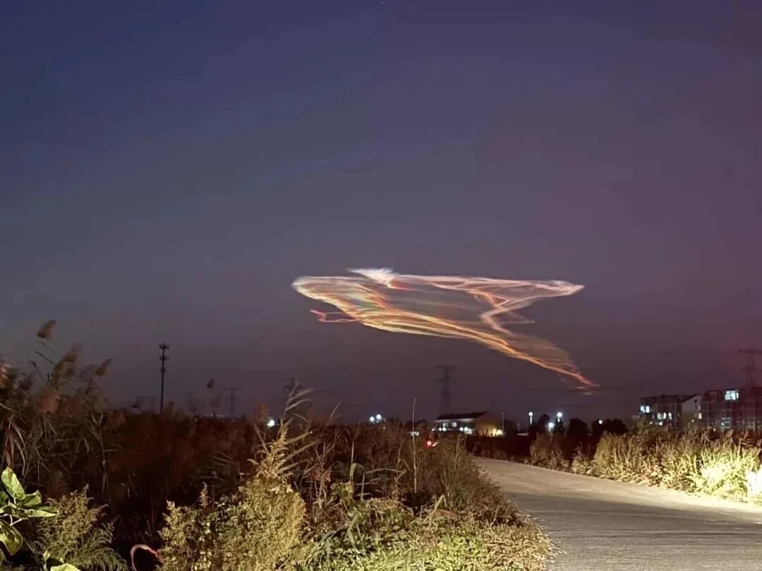 银川夜空现
