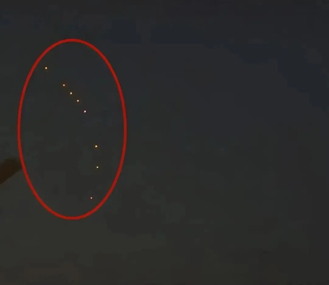 银川夜空现