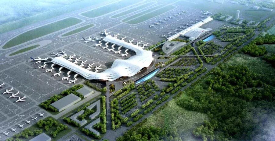 乐山机场(效果图)临空产业园(效果图)与时俱进谱新篇,厚积薄发待时飞.