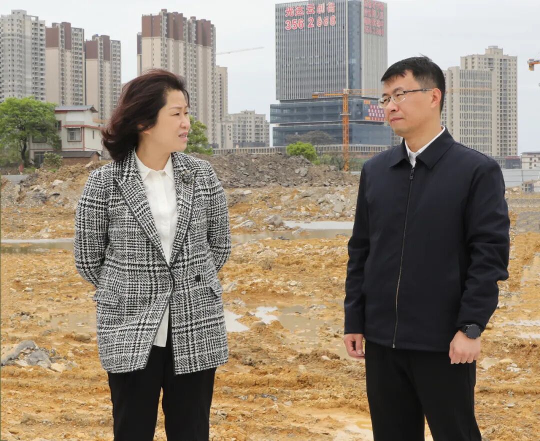 新时代新征程新伟业灵川市领导到高铁桂林广西园调研