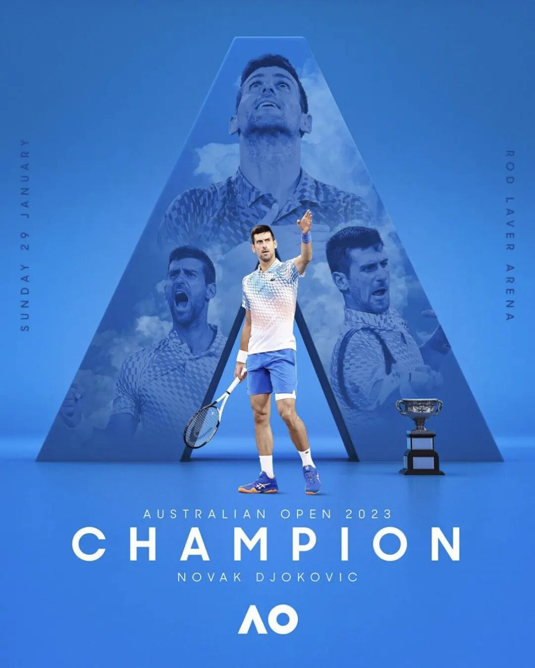 德約完成澳網十冠裏程	！22座大滿貫追平納達爾！（德約幾個大滿貫冠軍）