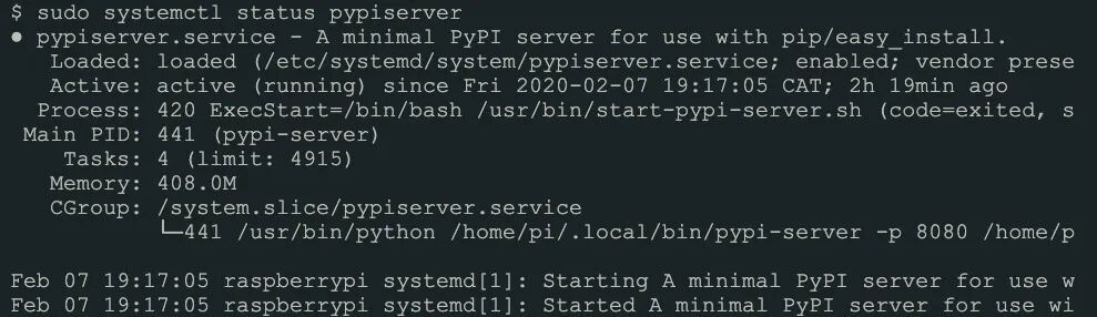用树莓派打造便携式 PyPI 服务器