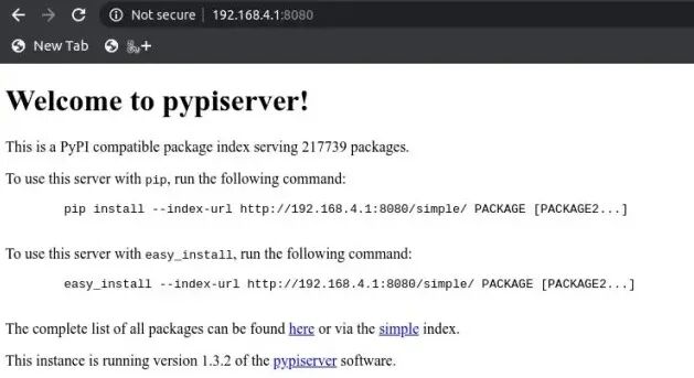 用树莓派打造便携式 PyPI 服务器