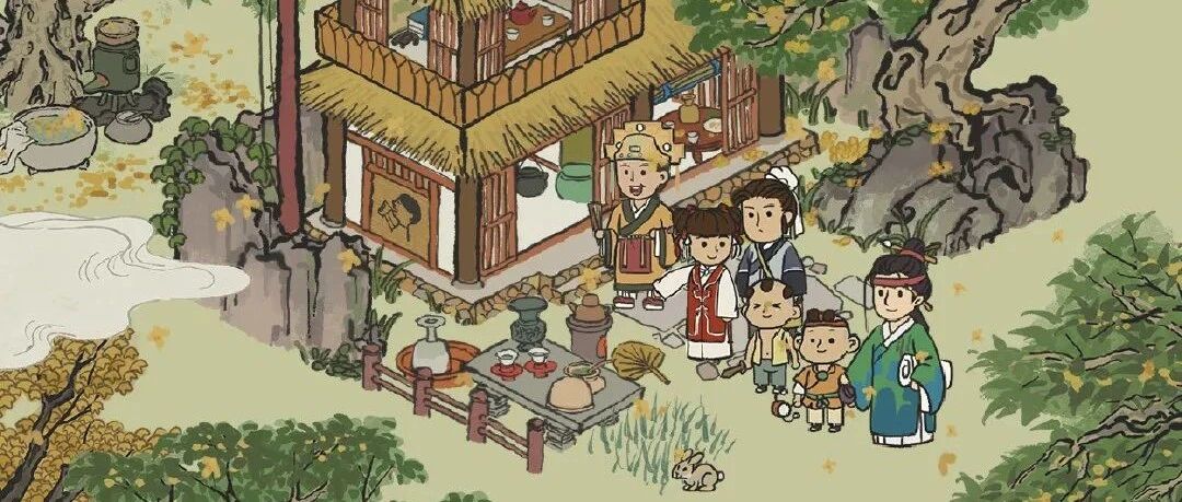 喜茶X《江南百景图》联名开茶馆，鬼畜视频太魔性了!