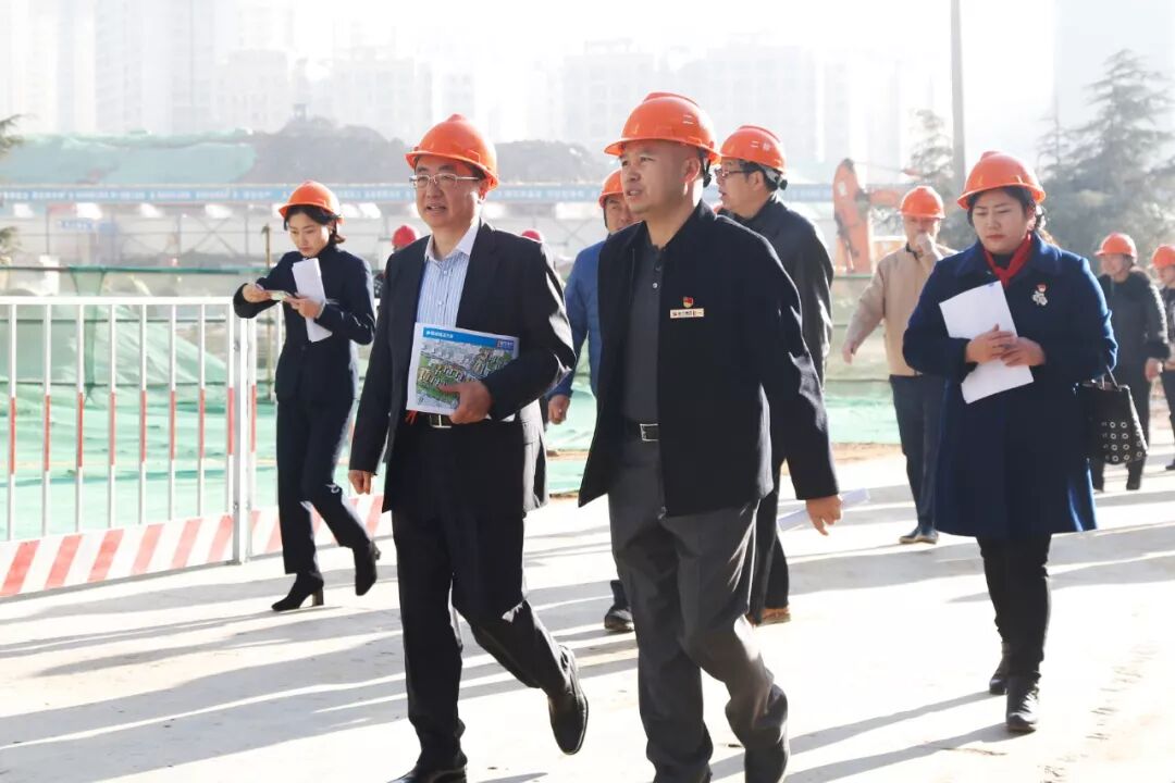 理想焦家良参加调研龙院上峰村民回迁房建设工作