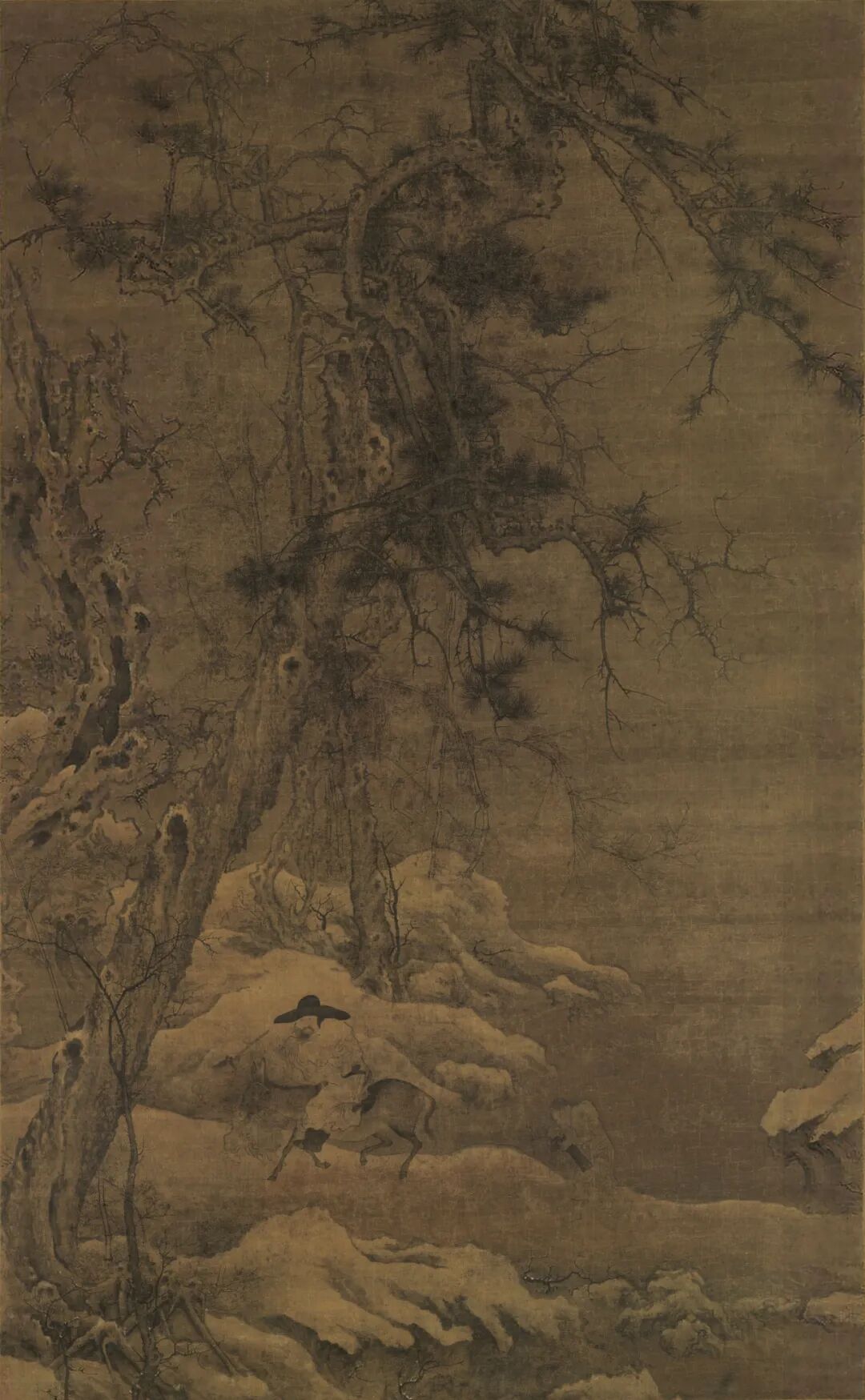 烟林清旷,寒林平远