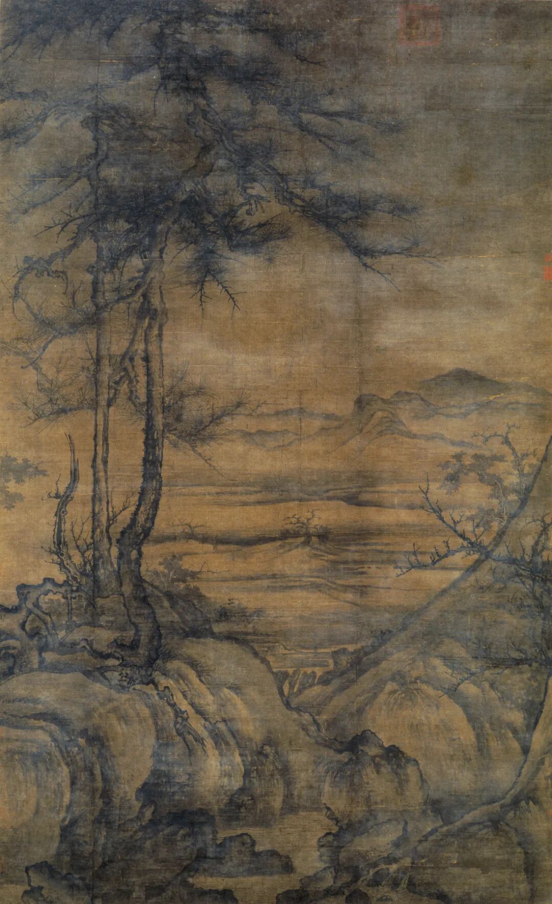 烟林清旷,寒林平远