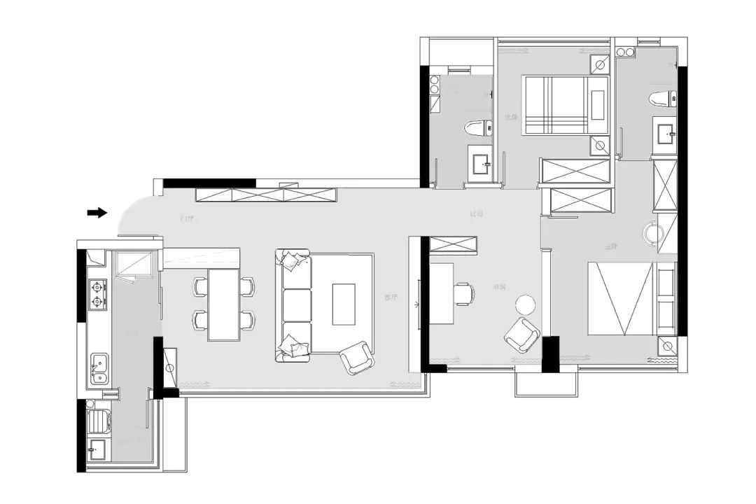 屬於他的100m² 潮酷暖居，開啟全新的喜樂生活 家居 第5張