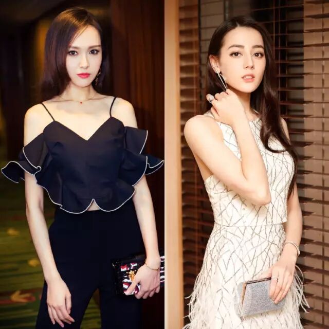 左唐嫣 右迪丽热巴