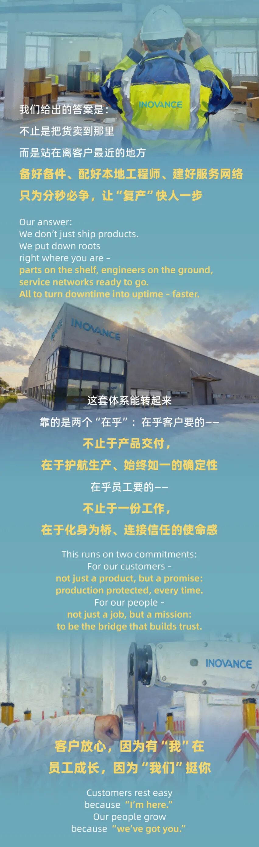 汇川技术全球服务网络