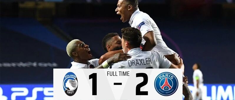 这就是足球！巴黎补时进两球惊天逆转亚特兰大