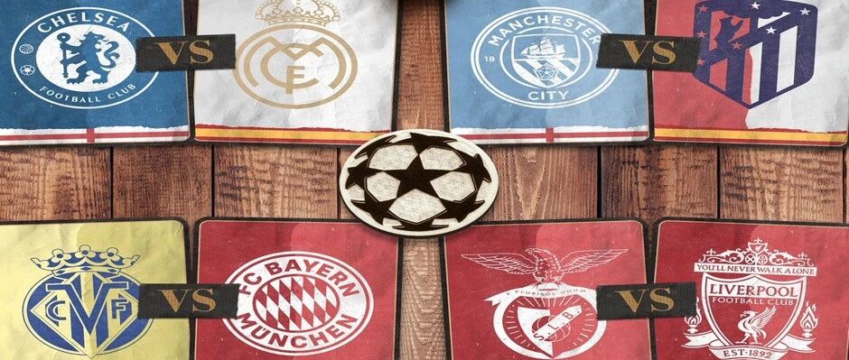 欧冠八强对阵出炉！英西瓜分死亡半区，拜仁红军轻松晋级？