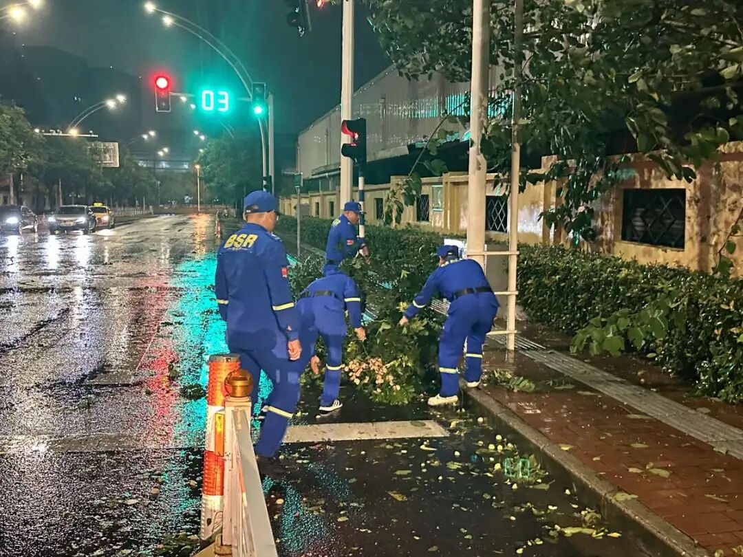 江宁区蓝天救援队：勇抗台风“贝碧嘉”