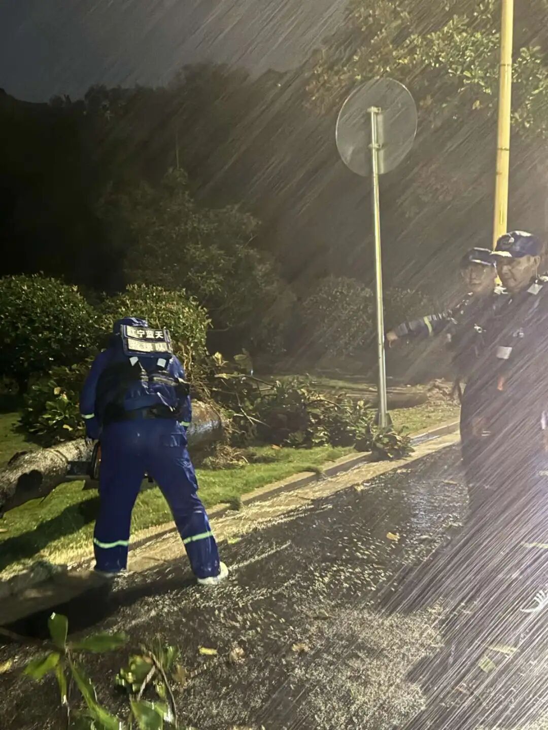 江宁区蓝天救援队：勇抗台风“贝碧嘉”