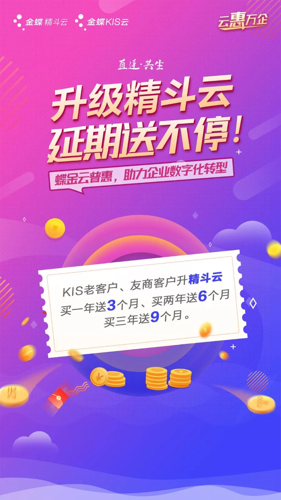 云惠万企 | 金蝶蝶金这个云普惠活动要火! 云惠万企 | 金蝶蝶金这个云普惠活动要火!