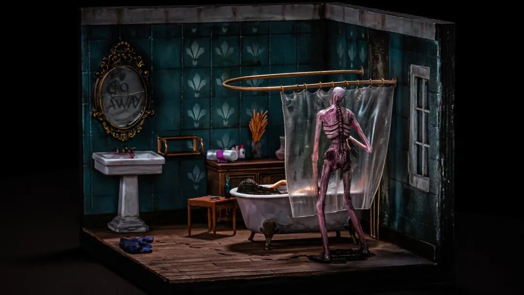 浴室惊魂：油管博主用3D打印逼真再现恐惧妄想场景的图15