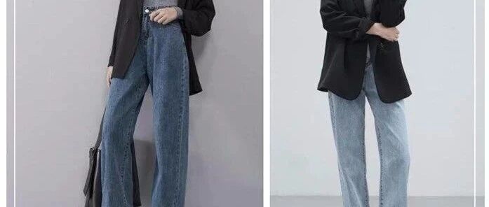 阔腿牛仔裤怎么搭配好看？搭配这些上装真的很好看！