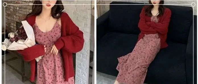 碎花连衣裙搭配什么外套好看？秋季这样穿足够美了~
