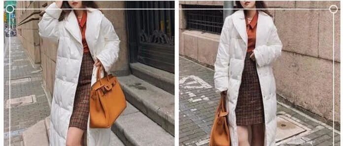 白色长款羽绒服怎么搭配好看？这几种搭配简单又时髦~