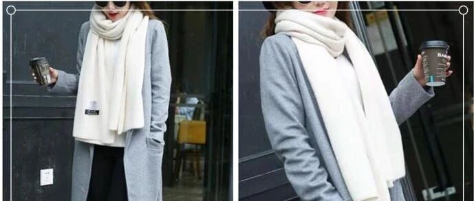 白色围巾配什么颜色的衣服好看？配这五种颜色尤其时尚~