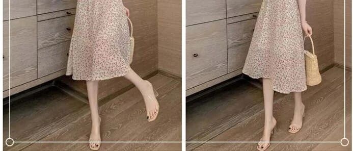 小碎花连衣裙配什么鞋子好看？配这五双鞋耐看又显气质~