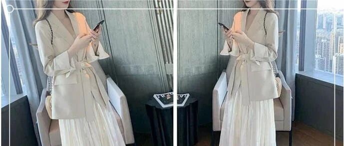 A字裙配什么上衣好？第一款搭配女神范儿十足！