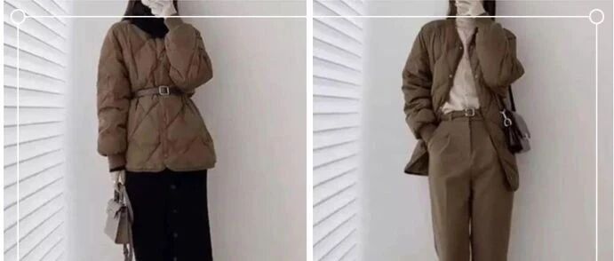 什么款式的羽绒服显瘦？这五种上身效果很nice~