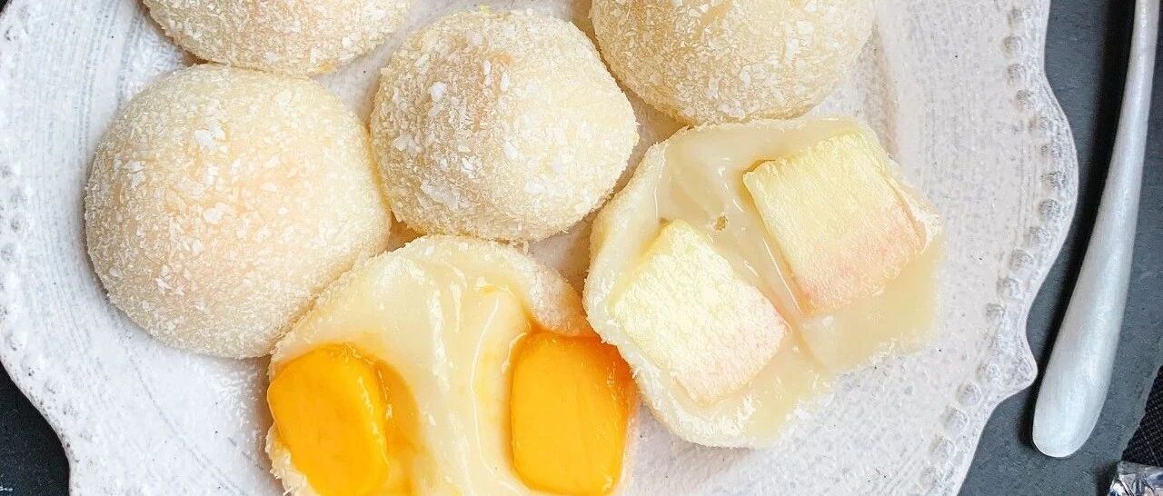 自制香甜软糯的糯米糍，太喜欢这种糯叽叽的食物了！