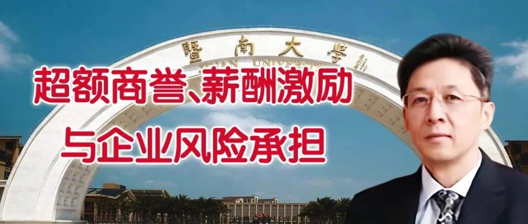 谭跃　汪伶洁｜超额商誉、薪酬激励与企业风险承担