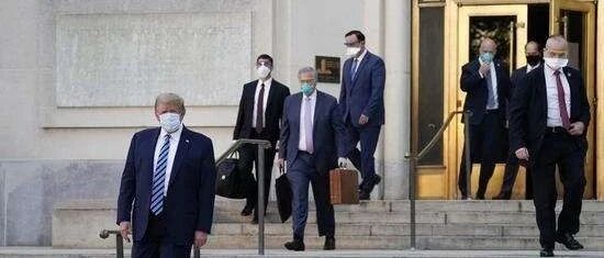 美国总统特朗普出院返回白宫 道指大涨460点