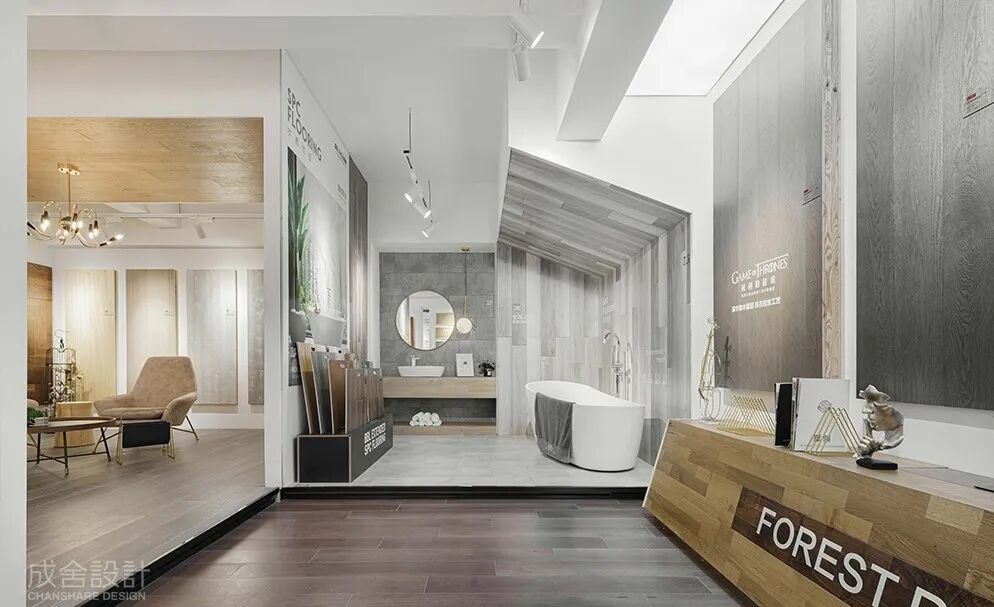 地板內(nèi)銷展廳-常州裝修公司