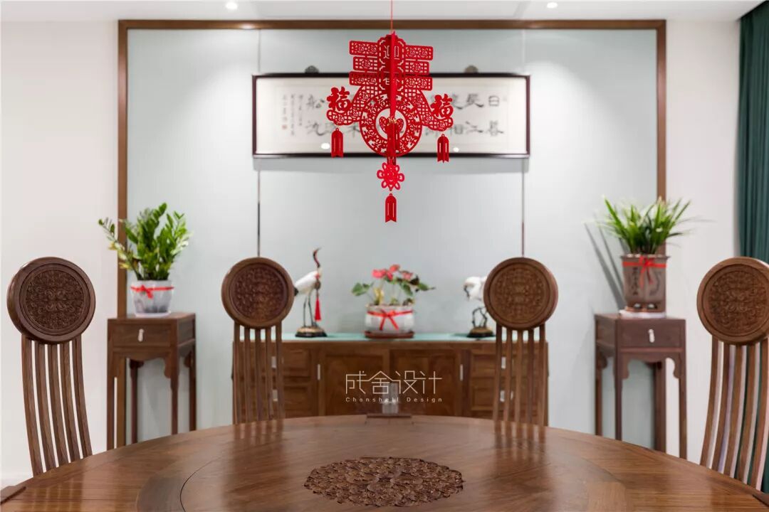 餐廳-常州別墅中式裝修