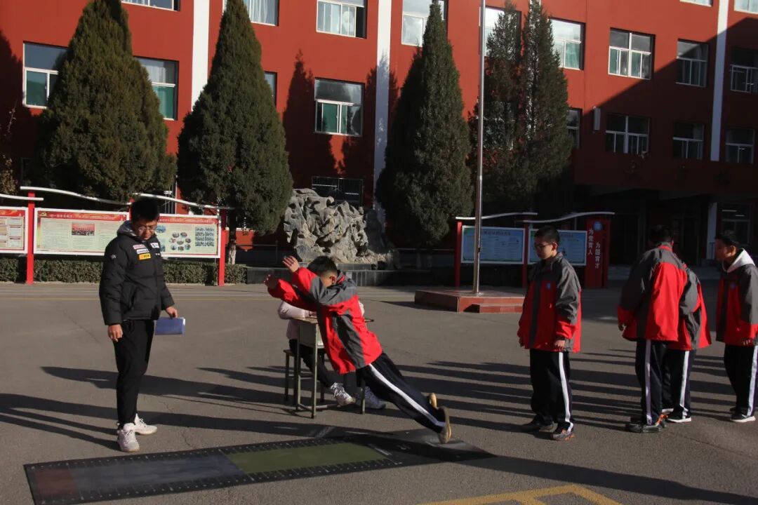 忻州市北方中学接受国家学生体质健康测试抽检