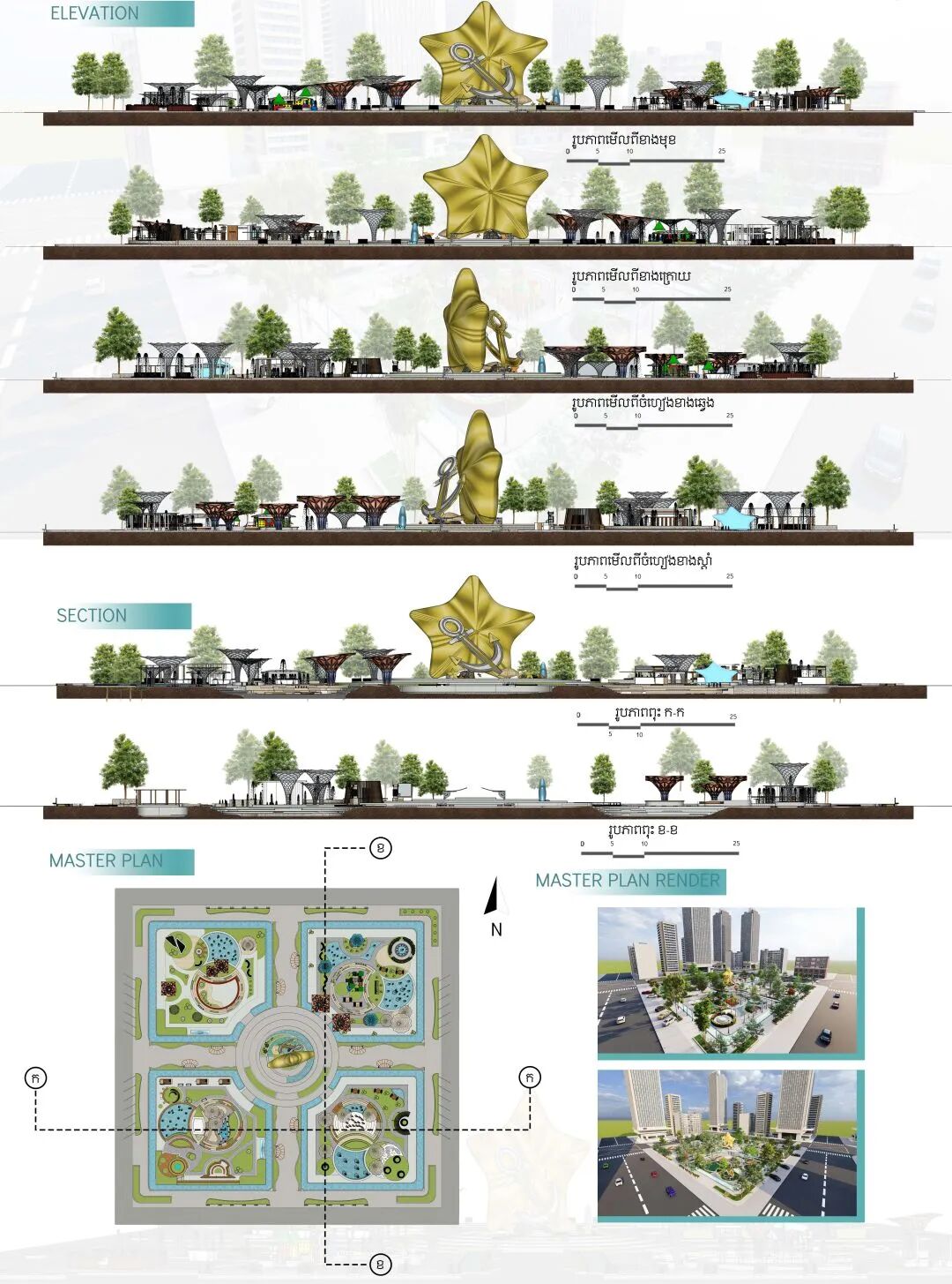 2024柬埔寨滨海城市创意设计大赛部分作品展示