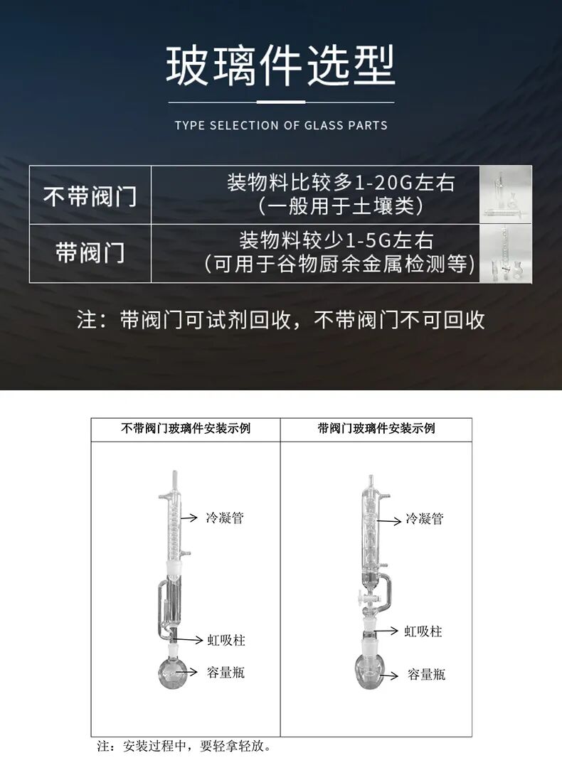 索氏提取器带阀门有何作用？溶剂如何回收？