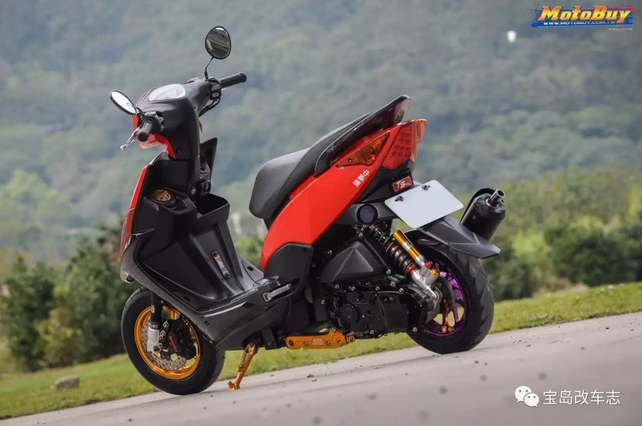 【改装教科书】追梦骚红缸炮|雅马哈 rs zero100(附改装明细)