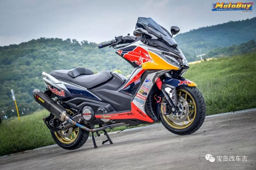 改装教科书 Red Bull猛牛厂车 光阳ak550 骑迹出现 微信公众号文章阅读 Wemp