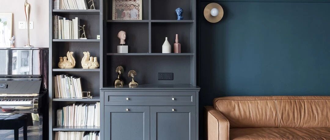 128㎡法式优雅的复古质感家，每个空间都传递出自己的色彩感受