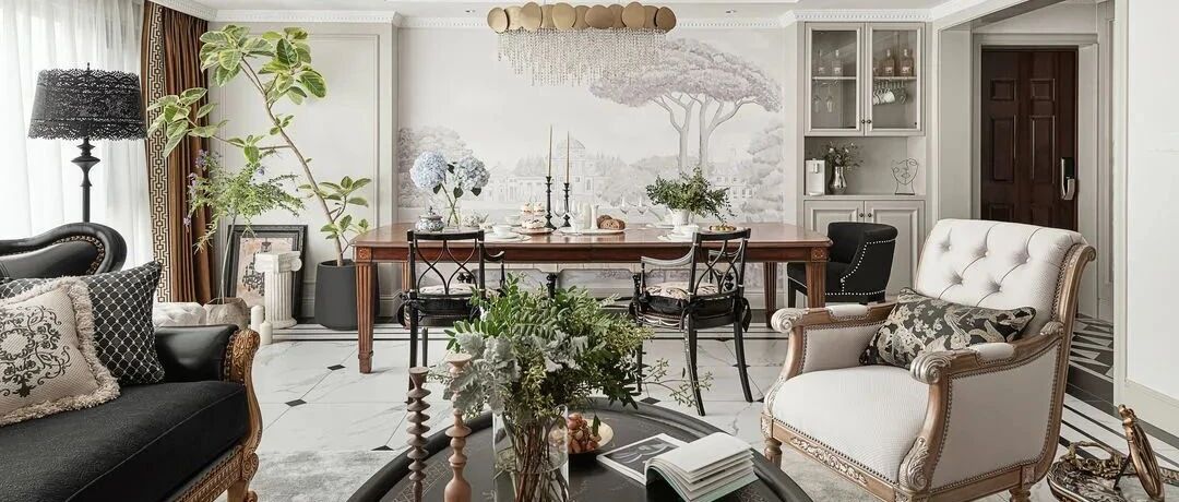 130㎡法式小复古，开启一家四口温馨乐居的生活