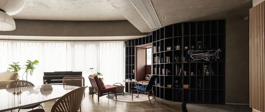 如艺术馆一样有趣，纽带起149㎡中西方文化之家