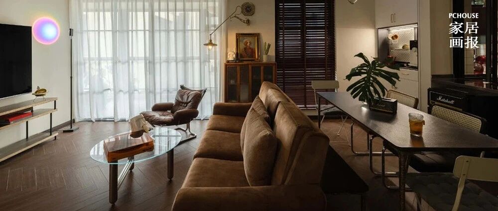 四居变两居！小两口的100㎡美式工业风空间