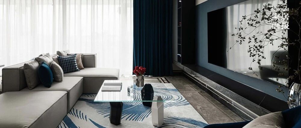 把海洋与天空藏进140㎡的美学新空间 仿佛置身于自由之境