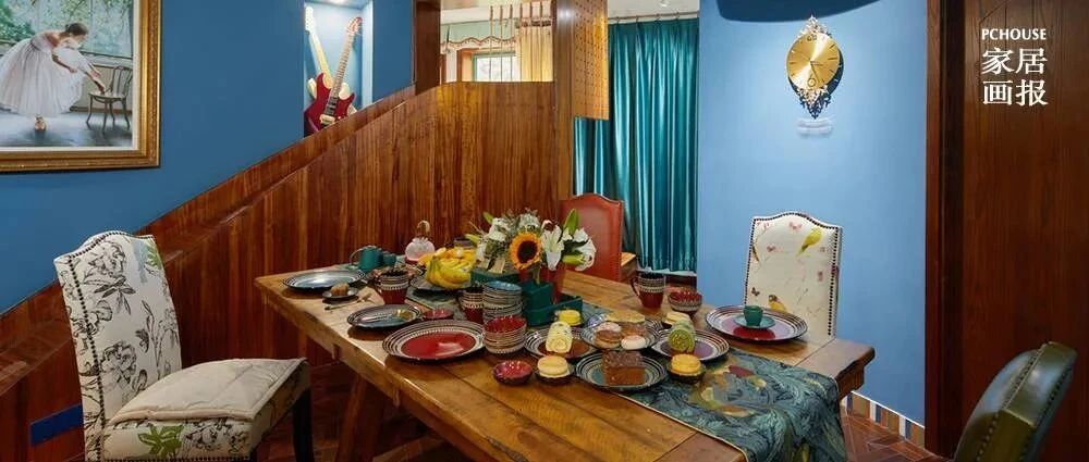 将滑梯搬进家里？这63㎡的复古混搭风太会抓住孩子的心了吧！