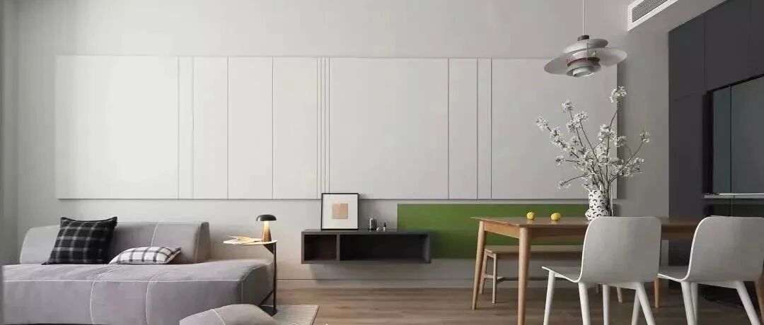 80㎡他们的宝藏新家，青苹果绿唤醒空间轻松通透感