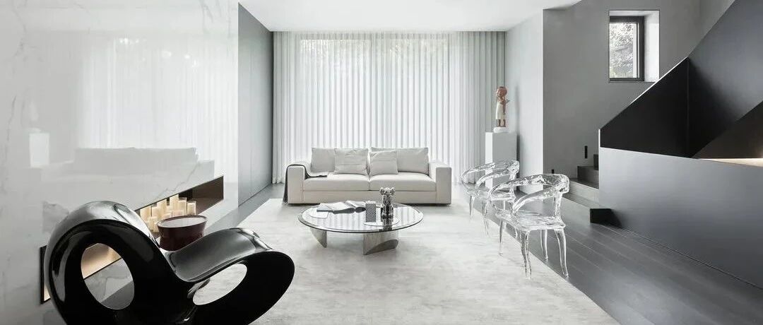 415㎡极简大宅·90后夫妻的个性精致生活