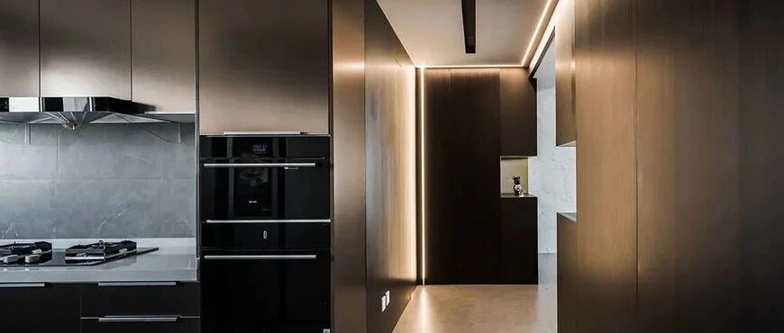 位于33层高度98㎡未来感十足的家